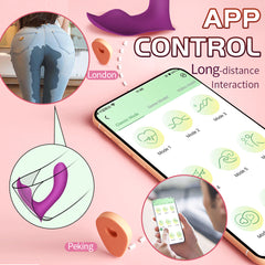 App-Controlled Wearable Vibrator for Women | 10 Vibration Modes | Dual Stimulation
