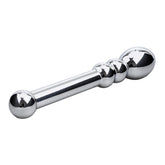 Metal Double-Head Anal Plug Beads | Aluminum Alloy Butt Plug for Temperature Play