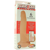 Real Cocks 6 Inch Uncircumcised Sliders Dildo in Vanilla - Sex Toys & Adult Toys | XtoySmart Canada