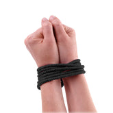 Fetish Fantasy黑色迷你尺寸丝捆绑绳(6 feet/183cm)