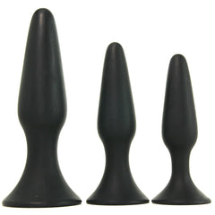 Silicone Anal Trainer Kit in Black - Sex Toys & Adult Toys | XtoySmart Canada