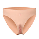 Transgender Silicone Hollow Crossdressing Underwear with Double-Channel Design – Realistic Texture and Comfortable Fit