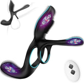 3-in-1 Couples Vibrator with 3 Motors & 10 Vibration Modes