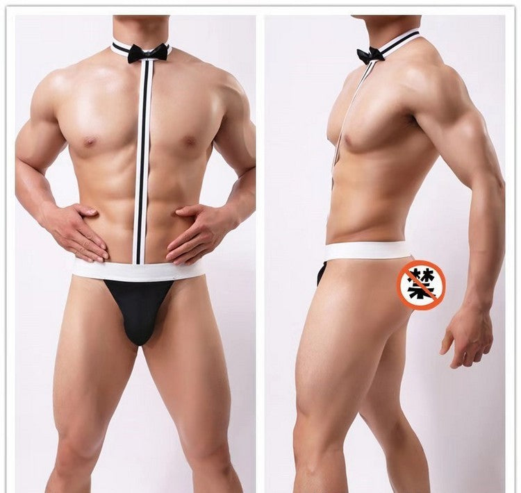 Men's Sexy Mankini Suspender Thong