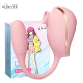 2 in 1 Rechargeable Vibrator Massager(10 Vibration Patterns & 5 Speed Sucking Frequency) - Sex Toys & Adult Toys | XtoySmart Canada