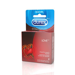 Love Lubricated Condoms in 4 Pack -  Sex Toys & Adult Toys | XtoySmart Canada