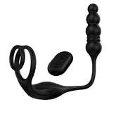Hgod Luxury Locking Ring Prostate Massager | Remote Control Vibrating Male Massager with 3-in-1 Design