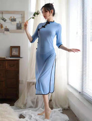 Happy Sex Cheongsam Schoolgirl High Waist Split Cosplay Lingerie - Sex Toys & Adult Toys | XtoySmart Canada