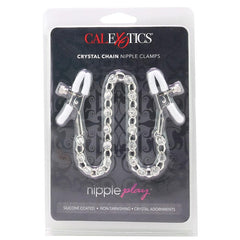 Nipple play Crystal Chain Nipple Clamps - Sex Toys & Adult Toys | XtoySmart Canada
