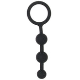 All About Anal 3-Bead Silicone Anal Beads – Black