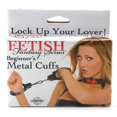 Fetish Fantasy Beginner's Metal Cuffs -  Sex Toys & Adult Toys | XtoySmart Canada