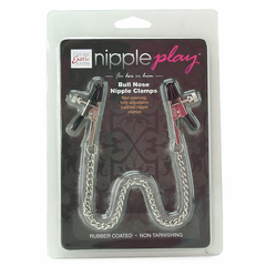 Calexotics Bull Nose Nipple Clamps -  Sex Toys & Adult Toys | XtoySmart Canada