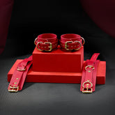 SM电击束缚调情十件套 - 红色 BDSM情趣套装