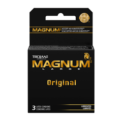 Trojan - MAGNUM™Original Lubricated Condoms 3 Pack - Sex Toys & Adult Toys | XtoySmart Canada