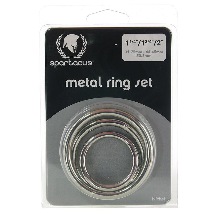 Metal Cock Ring Set - Sex Toys & Adult Toys | XtoySmart Canada