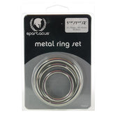 Metal Cock Ring Set - Sex Toys & Adult Toys | XtoySmart Canada