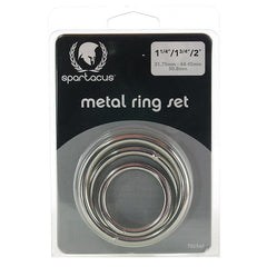Metal Cock Ring Set - Sex Toys & Adult Toys | XtoySmart Canada
