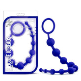 Luxe Silicone 10 Beads - Indigo Blue