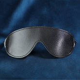Black Satin Blindfold for BDSM | Soft Padded Eye Mask for Sensory Play