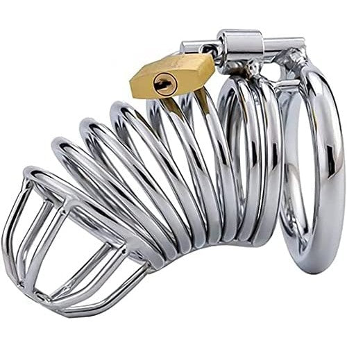 Male Stainless Steel Chastity Device Cock Cage - Sex Toys & Adult Toys | XtoySmart Canada