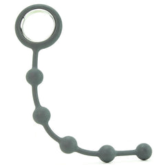 Wind It Up! Beaded Silicone Probe in Grey - Sex Toys & Adult Toys | XtoySmart Canada