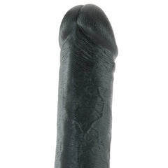 King Cock 13 Inch Cock with Balls in Black