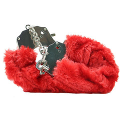 Fetish Fantasy Furry Cuffs in Red - Sex Toys & Adult Toys | XtoySmart Canada