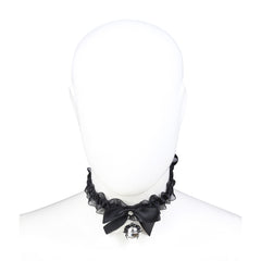 Adjustable BDSM Bell Choker Collar – Cute & Sexy Roleplay Accessory for Couples