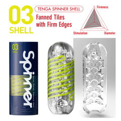 TENGA SPN系列 03神盾 旋吸式龙骨飞机杯