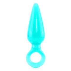 Mini Pleasures Jelly Butt Plug in Aqua -  Sex Toys & Adult Toys | XtoySmart Canada