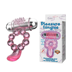 Baile Pleasure Tongue Vibrating Cock Ring - Sex Toys & Adult Toys | XtoySmart Canada