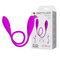 PrettyLove Snaky Vibe Double End Egg Vibrator USB Rechargeable - Sex Toys & Adult Toys | XtoySmart Canada