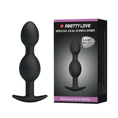 Prettylove Heavy Balls Silicone Butt Plug - Sex Toys & Adult Toys | XtoySmart Canada