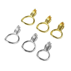 Snake-shaped Stainless Steel Cock Rings(Two Colors Available)