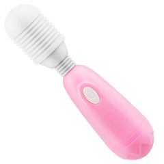 Pink Mini AV Massage Wand Vibrator | Portable Multi-Mode Relaxation Massager