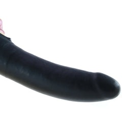 Accommodator Chin Strap-On Dildo in Black - Sex Toys & Adult Toys | XtoySmart Canada