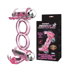 Baile Bunny Snuggles Dual Vibration Cock Clit Ring - Sex Toys & Adult Toys | XtoySmart Canada