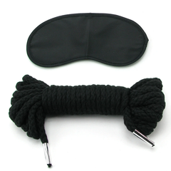 Fetish Fantasy Series 35 Foot Japanese Silk Rope in Black - Sex Toys & Adult Toys | XtoySmart Canada