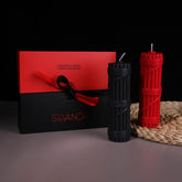 Luxury Low-Temperature SM Romance Candles – Safe, Long-Lasting, Black & Red Set