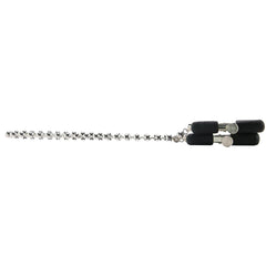 Beaded Nipple Clamps in Silver