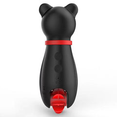 Funny Bear Female 2-1 Licking & Sucking Message Wand - Sex Toys & Adult Toys | XtoySmart Canada