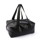 Black Discreet Storage Bag for Adult Toys | Privacy Organizer Case with Leather Finish, Large Capacity & Portable Design