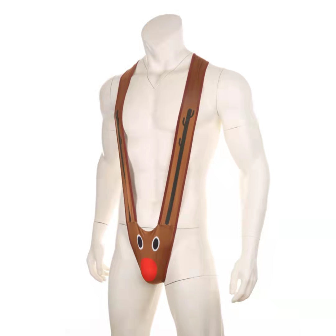 Men's Sexy Harness Jockstrap Bodysuit