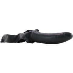 Accommodator Chin Strap-On Dildo in Black - Sex Toys & Adult Toys | XtoySmart Canada