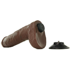 King Cock 10" Vibrating Dildo with Balls in Brown -  Sex Toys & Adult Toys | XtoySmart Canada