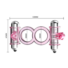 Baile Bunny Snuggles Dual Vibration Cock Clit Ring - Sex Toys & Adult Toys | XtoySmart Canada