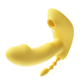 APP Controlled G Spot Vibrator with Anal Beads - Wearable Panty Butterfly with 9 Vibration Modes (With Heating Function🔥)