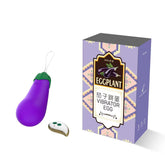 Vegetable Series Eggplant Female Remote Control Small Vibrating Egg - Sex Toys & Adult Toys | XtoySmart Canada