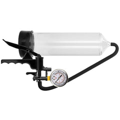 Pumped Elite Beginner Pump with PSI Gauge in Clear - Sex Toys & Adult Toys | XtoySmart Canada