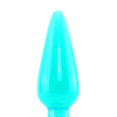 Mini Pleasures Jelly Butt Plug in Aqua -  Sex Toys & Adult Toys | XtoySmart Canada